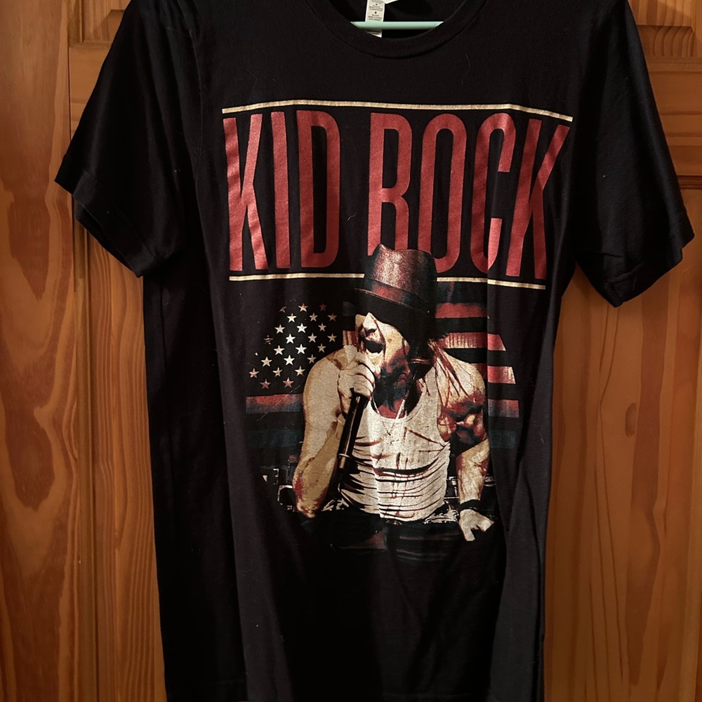 Black Kid Rock Graphic T-Shirt